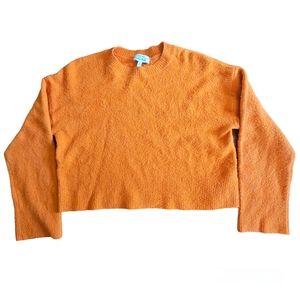 & Other Stories Orange Cropped Sweater